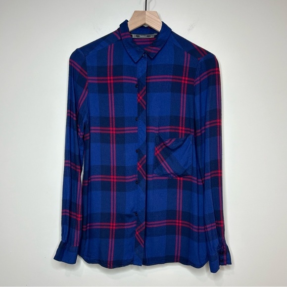 Trafaluc by Zara Tops - Trafaluc Zara Plaid Button Up Shirt Size S